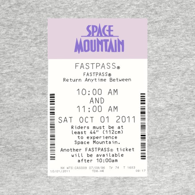 Space Mountain Fast Pass by maliarosburg